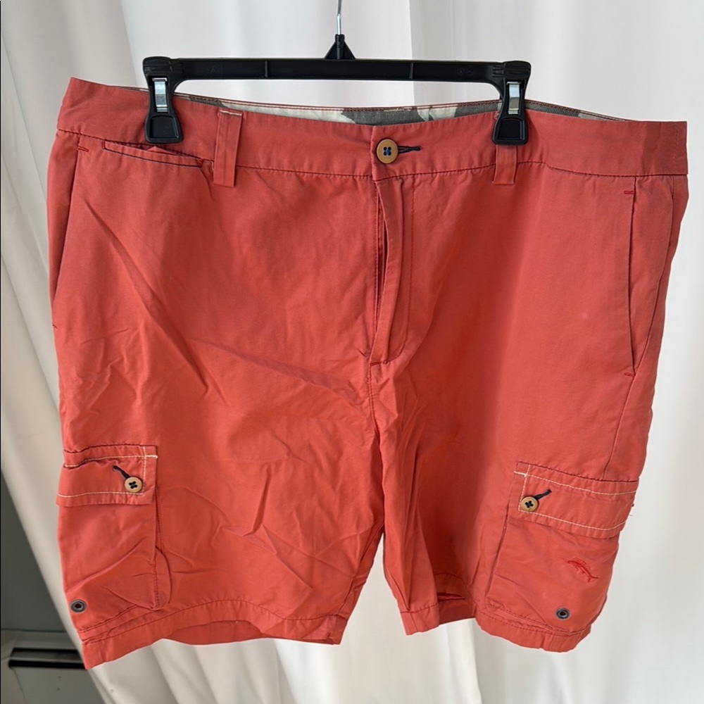 Tommy Bahama Orange Hybrid Swim Shorts